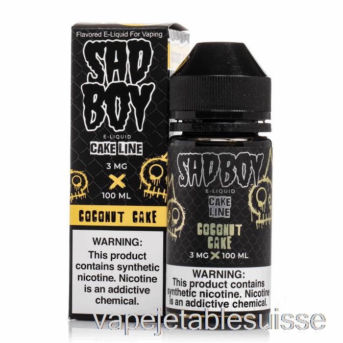Gâteau à La Noix De Coco Vape Suisse - Sadboy - 100ml 6mg